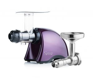 SANA Juicer 707 Purple plum + Sana Oil Extractor EUJ-702 шнековая соковыжималка
