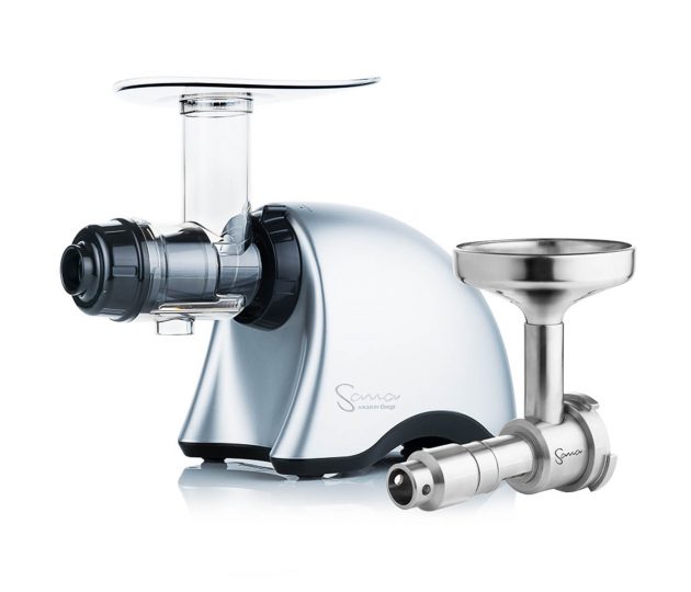 SANA Juicer 707 Matte silver + Sana Oil Extractor EUJ-702 шнековая соковыжималка